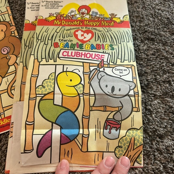 Vintage McDonald’s Beanie Baby Happy Meal Bags - Picture 3 of 5